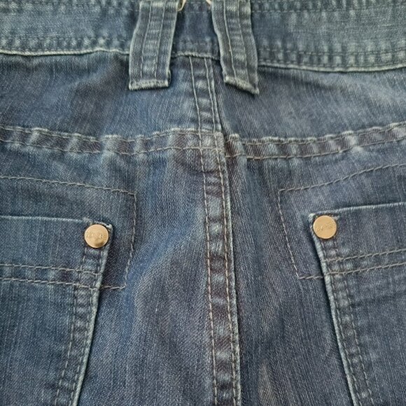 34👖Men's Blue Denim Jeans Cargo Shorts - Picture 8 of 8